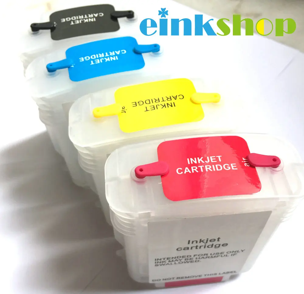 Einkshop для hp 10 82 многоразовые картриджи с чипом для hp DesignJet 500 500ps 800 800ps 815m принтер