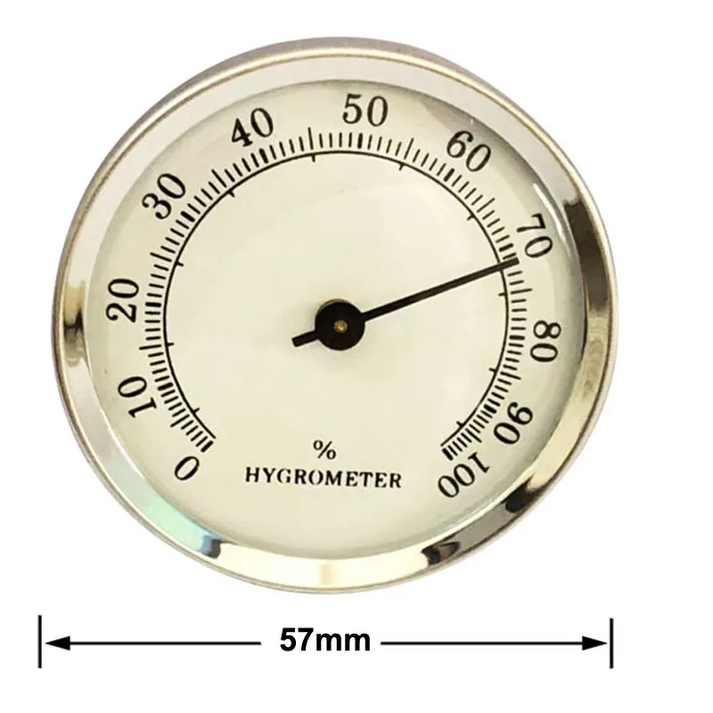 

57mm Analog Pointer Hygrometer Wall Hanging Humidity Monitor for Home use