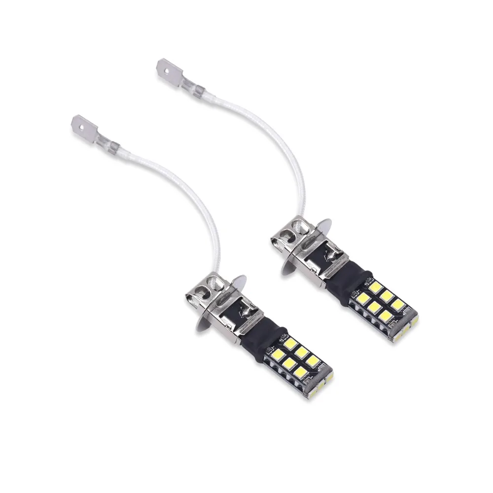 2X H3 15SMD Canbus светильник s противотумансветильник светодиодный LED без ошибок