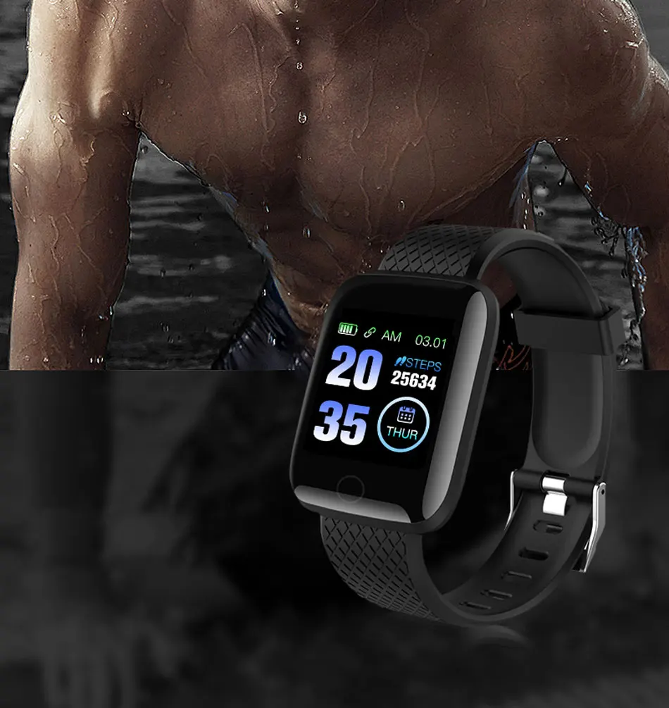 SALFRESA A6 Smart Bracelet Fitness Tracker 1.3 Inch Colorful HD Screen Sport Watch Waterproof IP67 Healthy Tracking Smart Band-11
