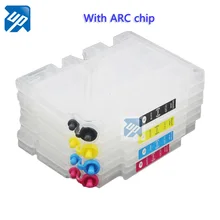 Cartouche d'encre rechargeable GC21 pour imprimante Ricoh GX3050 GX2500 GX2050N GX3000 GX5050N GX3000 avec puce ARC