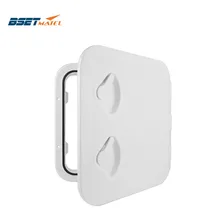 370*375 мм ABS пластик анти старение ультрафиолетовая белая палуба морской Люк палуба доступа люк лодка люки инспекции яхты Крышка RV