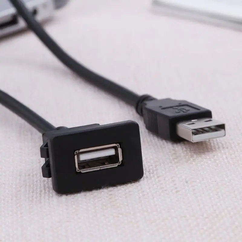 1 м/3 3 фута автомобильный набор встроенный удлинитель USB Aux кабель подходит для