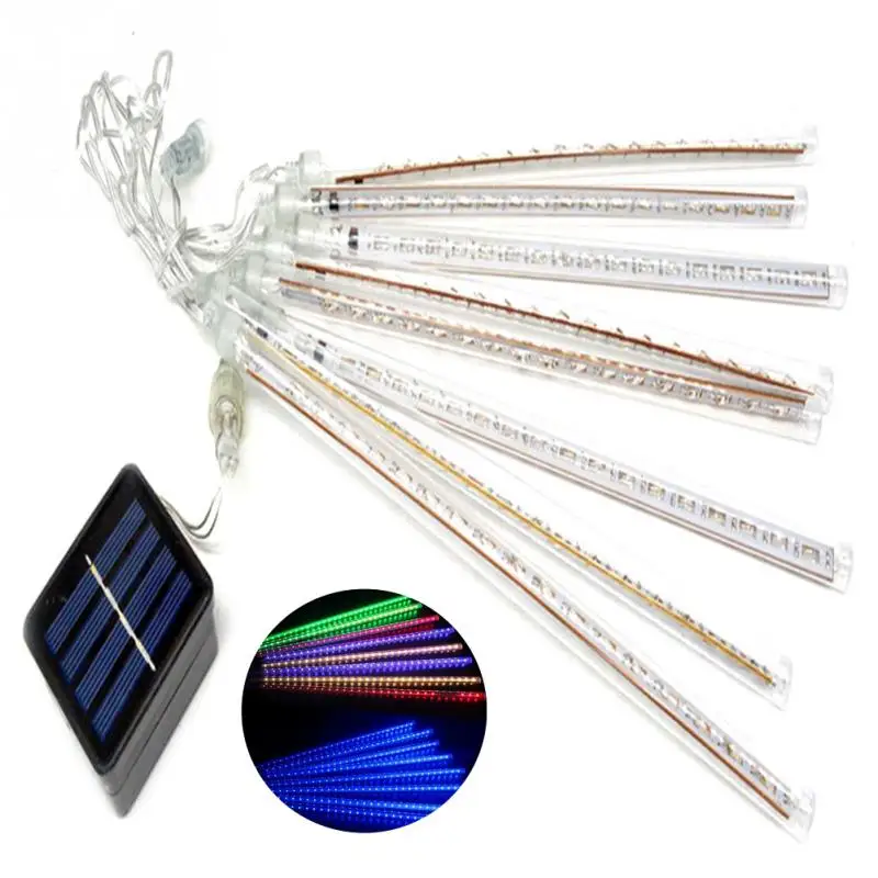 

Solar Meteor Shower LED String Lights Solar Power Patio Lights Christmas Light Lighting for Home Garden Lawn Party Decorations
