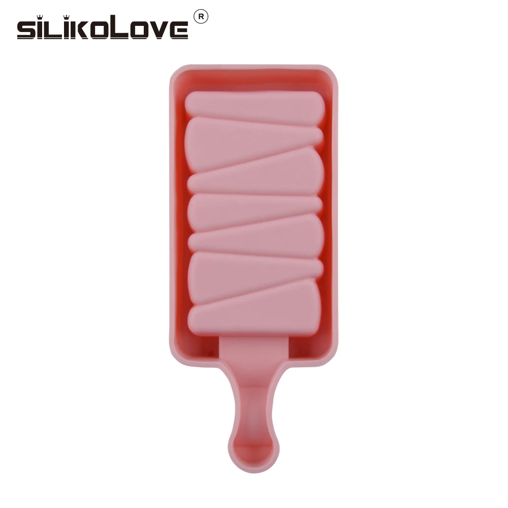 SILIKOLOVE полосатая форма мороженое плесень силиконовые попсиклер Замороженные