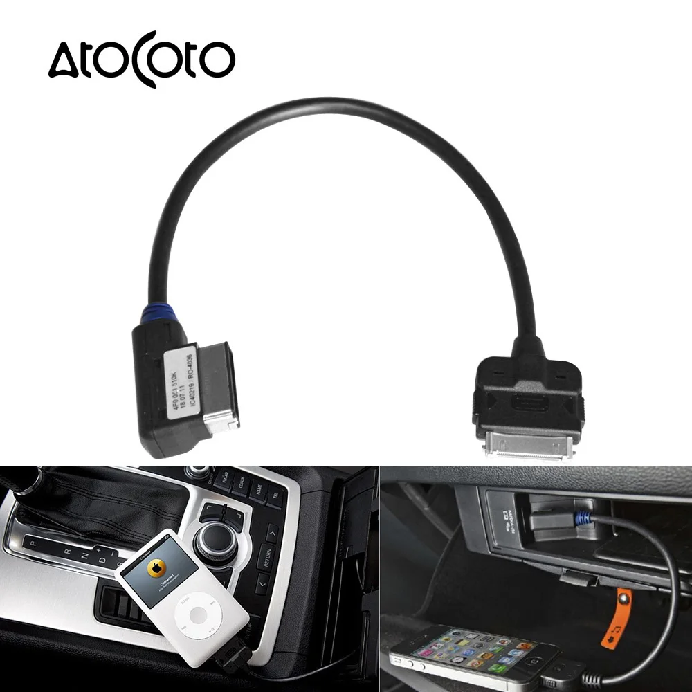 Adapter Cable for iPhone 4S 4 iPod Connector for Audi AMI Media