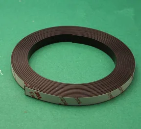 

Magnetic Materials Rubber soft magnetic stripe with 3M glue soft magnetic 10x1.5mm 10 meters long teaching magnet