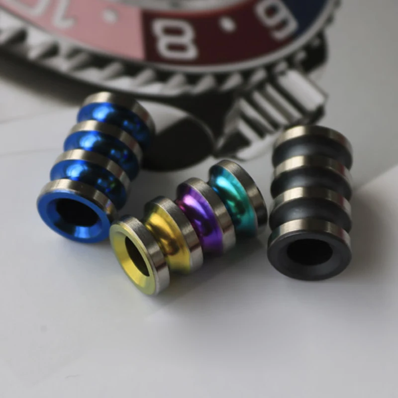 

Long Titanium Alloy Knife Beads Umbrella Rope DIY Colorful Titanium Paracord Bead