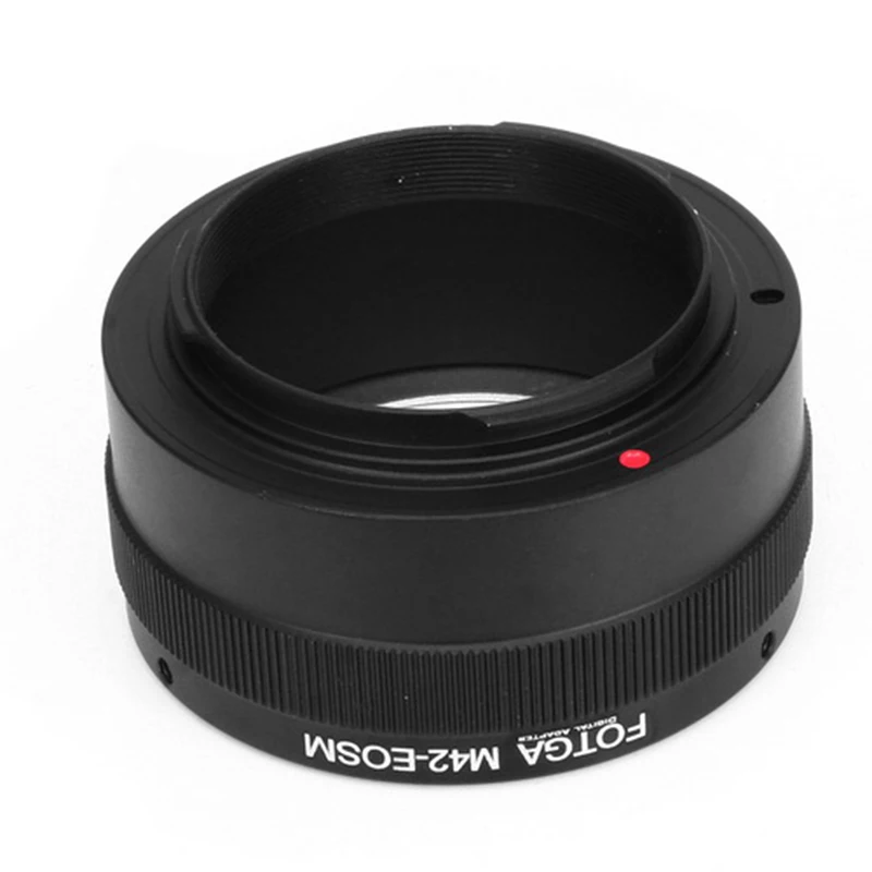Кольцо адаптера объектива FOTGA M42 для Canon EOSM M2 M3 EF M беззеркальная камера|lens adapter
