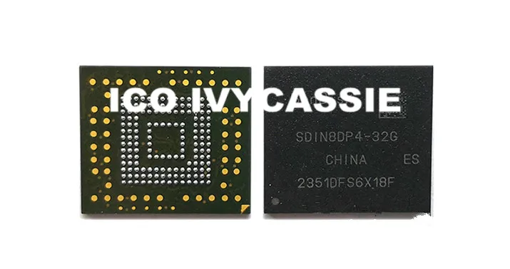 SDIN8DP4-32G eMMC 32 Гб ИС флэш-памяти NAND chip BGA153 используется 100% Протестировано |
