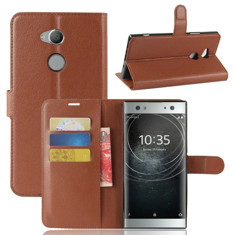 Роскошный кожаный чехол-книжка для Sony Xperia XA2 Ultra Dual H3213 H3223 H4213 H4233 чехол-бумажник с