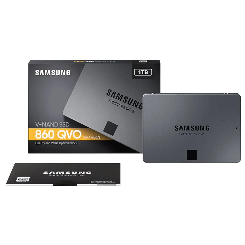 Высокоскоростной Внутренний твердотельный диск SAMSUNG 1 ТБ 4 SSD 860 QVO HDD жесткий SATA 3 2 5