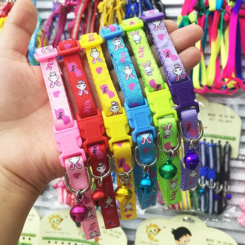 Pet Products Dog Cat Collars For Small Large Dogs Nylon Puppy Cat Dogs Collar Supplies Dog-Collar Harness Leash Accessories (1)