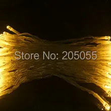 10 шт./партия, 10 м, 80LED гирлянда, сказочные огни, AA, на батарейках, Рождество, Рождественская Свадебная вечеринка, украшение для дома, сада, теплый белый