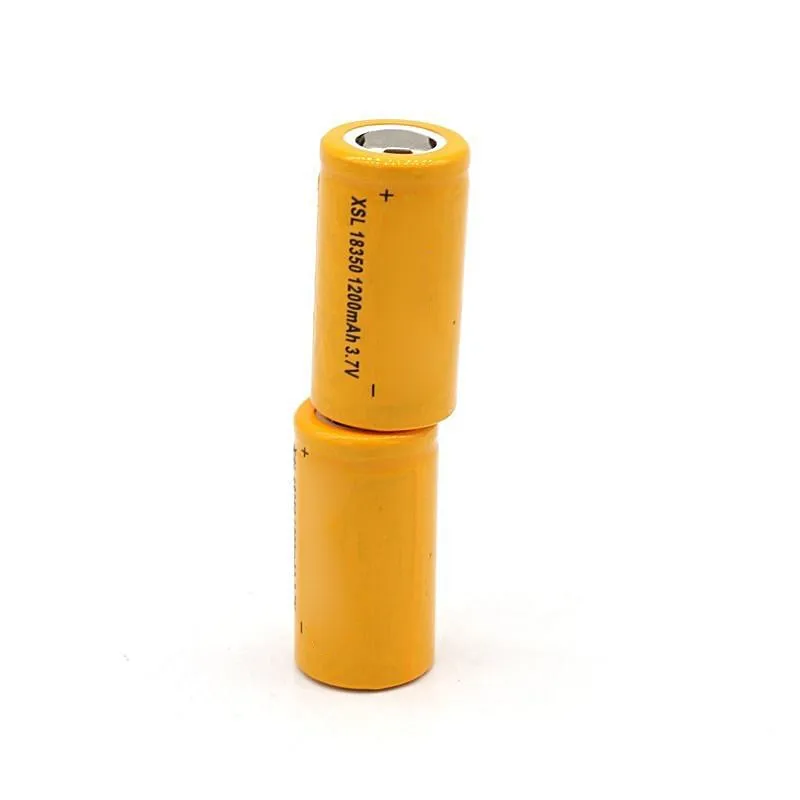 2 шт./лот высокое качество 18350 батарея литий-ионная аккумуляторная батарея для K100 электронная сигарета VAMO kamry IPV корпус P20