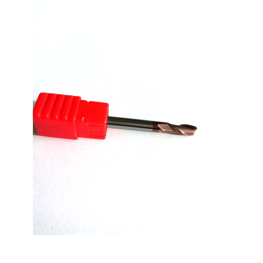 

4mm 2 Flutes Flat Square End mills Milling cutters Spiral Router bits solid carbide HRC55 with coating D4*12*D4*50