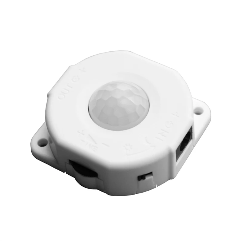  DC 12V 24V 6A Automatic Infrared PIR Motion Sensor Switch For LED light Lamp Black/White - 32837877139