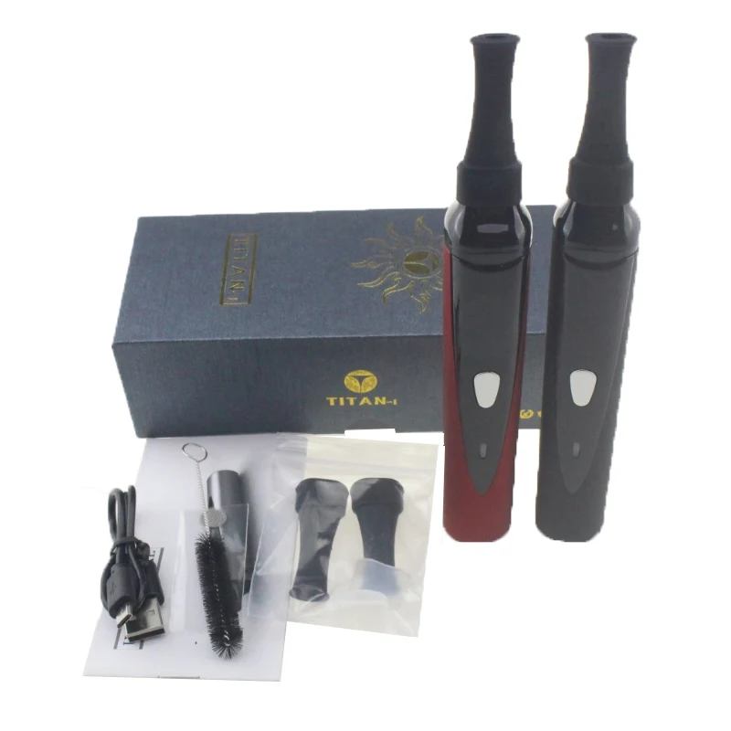 Jstar vaporizer Titan I kits dry herb vaper electronic cigarette Titan 1 temp contorl 2200mah herbal dry vape pen Titan 1 Wax