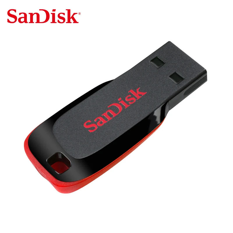 Флеш накопитель USB SanDisk CRUZER BLADE CZ50 2 0 128G 64G 32G 16G 8G 4G Мини PenDrive поддержка официальной