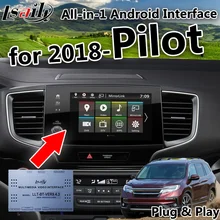 Все-в-1 Plug& Play Android 6,0 7,1 8,0 gps навигационная коробка для-Honda Pilot с google play carplay mirrorlink wifi USB