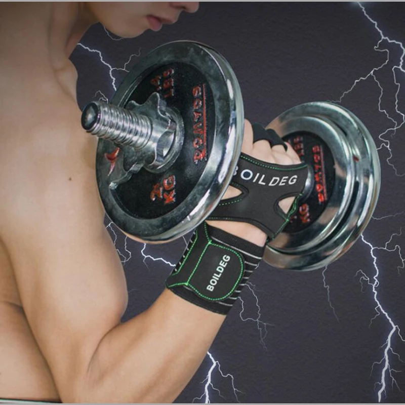 قفازات fitnesstraining مع دعم المعصم لاستعادة لياقته الاثقال القفاز gym تمرين رفع الاثقال للرجال النساء 1 زوج