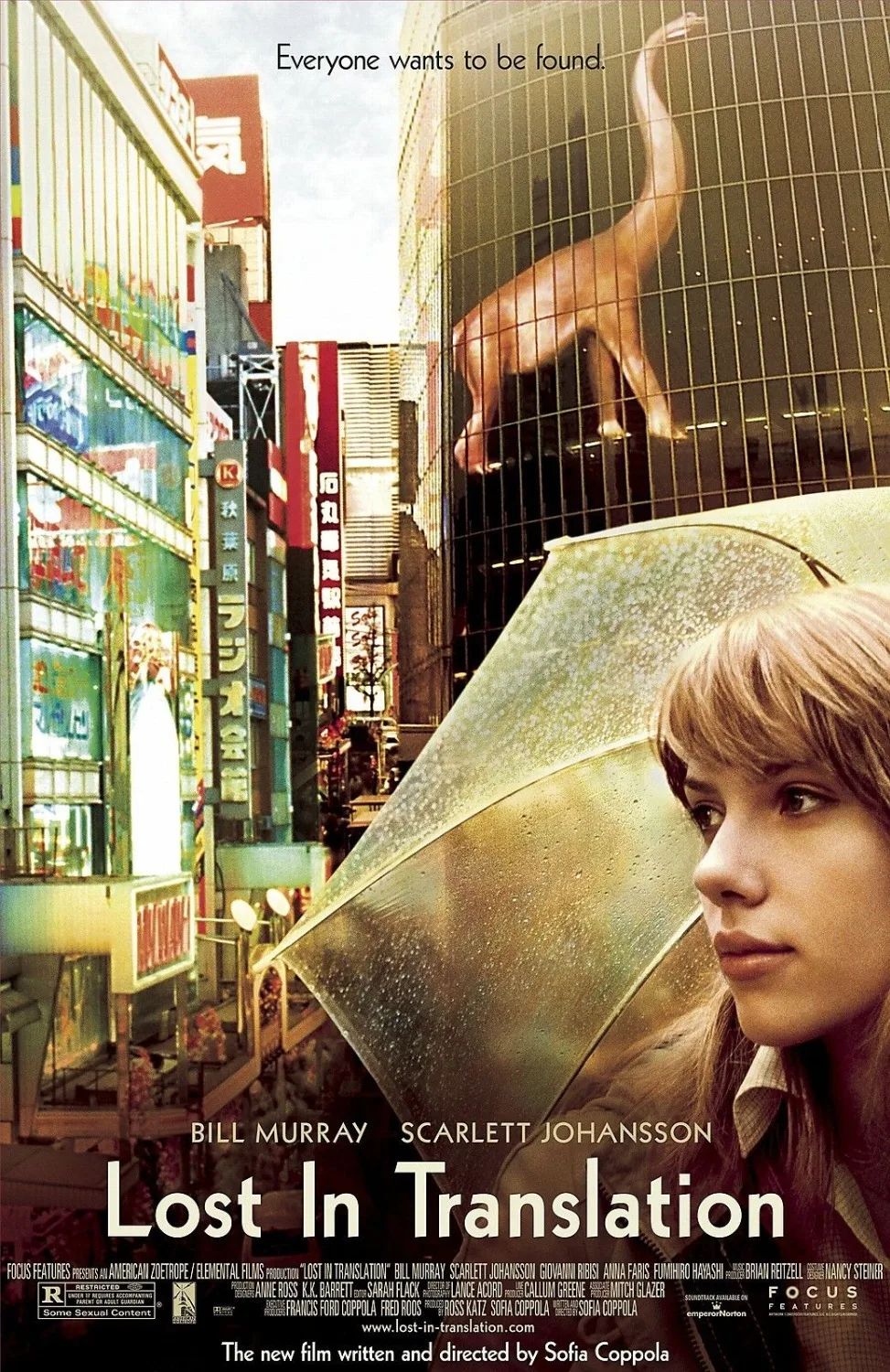 

LOST IN TRANSLATION SILK POSTER Decorative painting 24x36inch