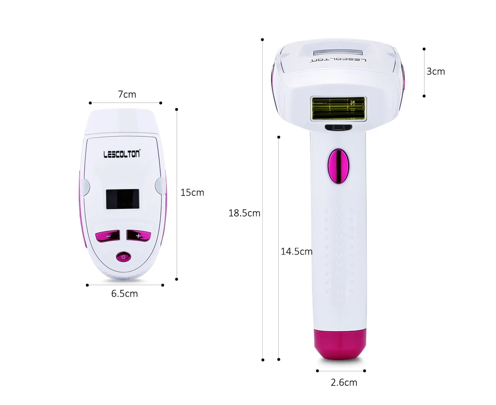 LESCOLTON T006i 2 in 1 IPL Laser Permanent Face Body Bikini Hair Removal Machine Epilator