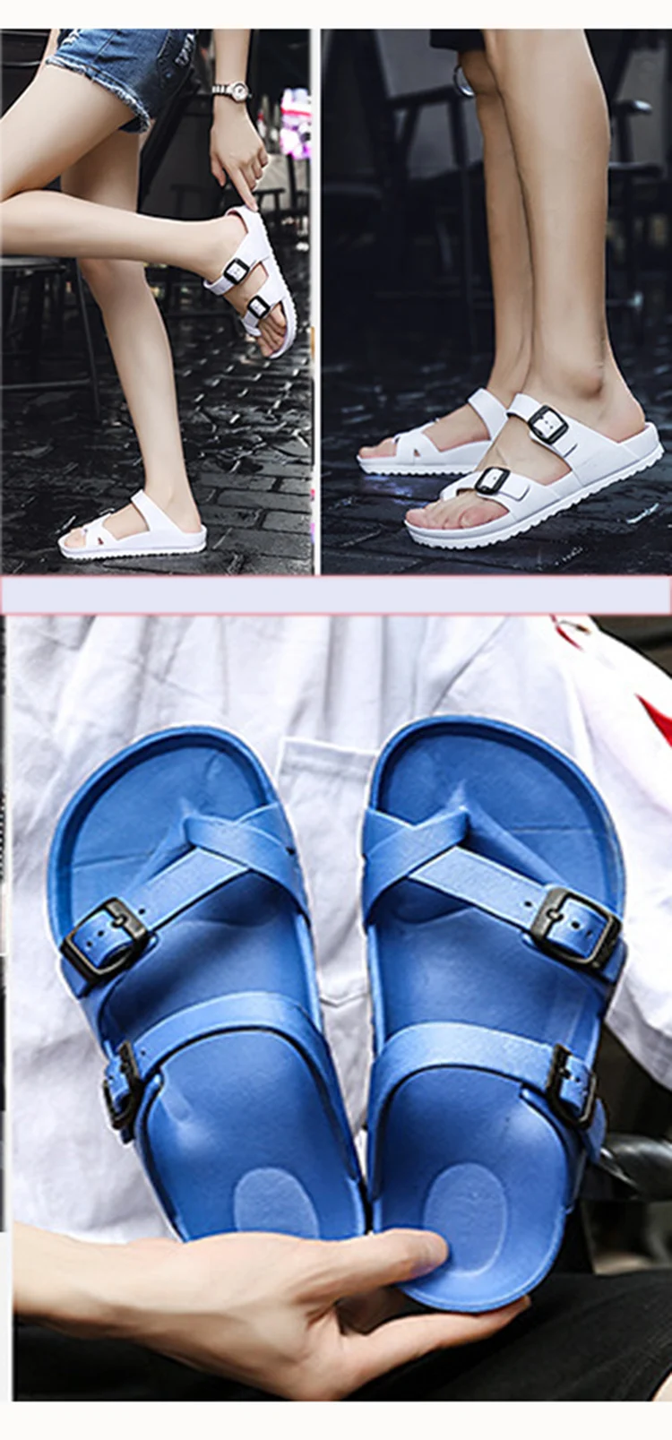 Новые летние мужские сандалии мягкая подошва и тапочки Студенческая трендовая пляжная обувь пара тапочек мужские сланцы