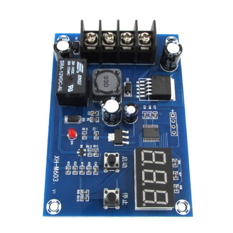 Легкий контроль зарядки аккумулятора, плата защиты зарядки, переключатель защиты контроллера заряда для DC12-24V свинцово-кислотного теста
