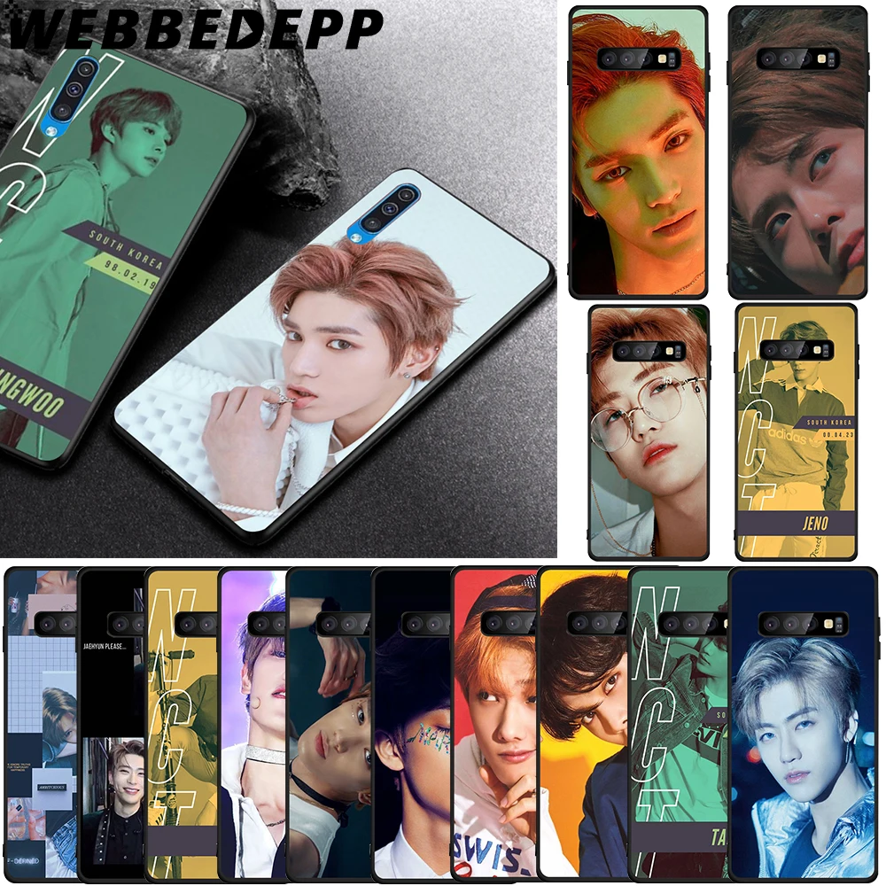 WEBBEDEPP корейский красивый мальчик NCT Мягкий ТПУ чехол для Samsung Galaxy S6 S7 Edge S8 S9 S10 Plus S10e