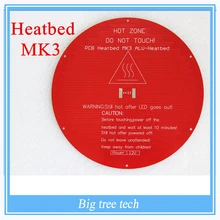 Delta rostock MK3 heat bed latest Aluminum Heat bed Dual Power 3D printer Accessories RepRap MK3 Heat bed Hot Bed
