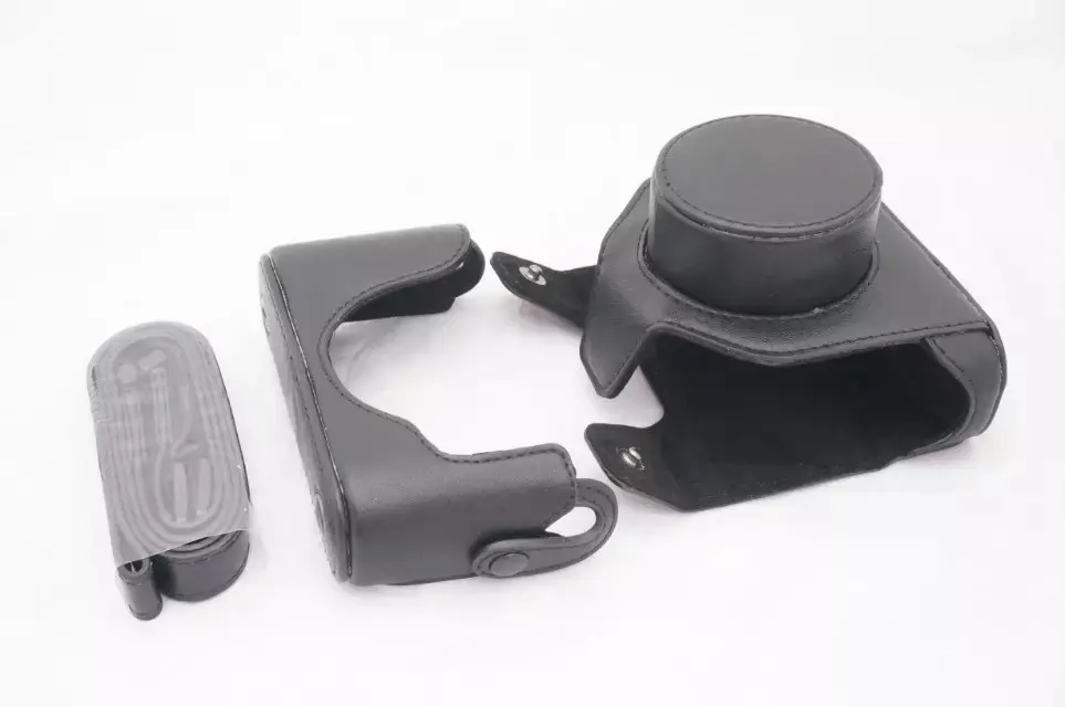 Чехол сумка из искусственной кожи для камеры FUJI FUJIFILM Finepix LC X100 X100S черная или