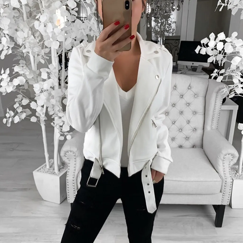 low cost Tops Fashion Good Women Spring Long Sleeve Open Front Short Cardigan Suit Jacket Coat Free shipping