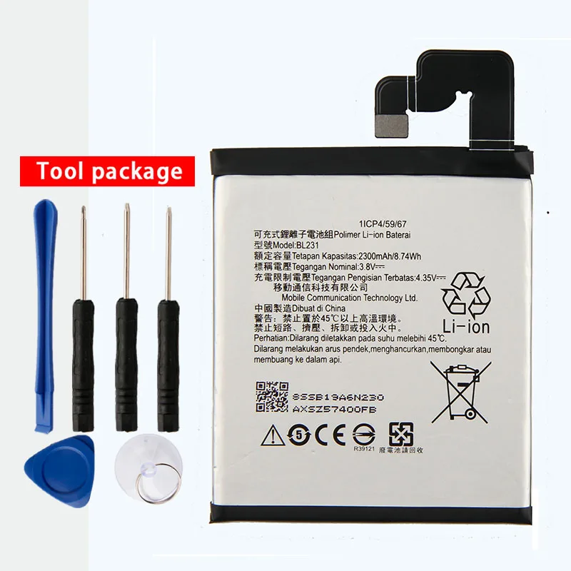 

Original High Quality BL231 Battery For Lenovo VIBE X2 X2-TO X2-CU S90T S90U S90 2300mAh