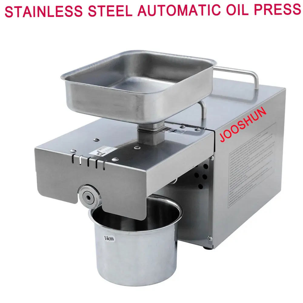 NEW Automatic Stainless Steel Peanut Nuts Seed Oil Press Expeller