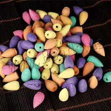 50/100/200/300 шт./пакет благовоние, дым курильница для благовоний смешанные цвета сандалового дерева ароматная ароматерапия индийские тибетские конусы