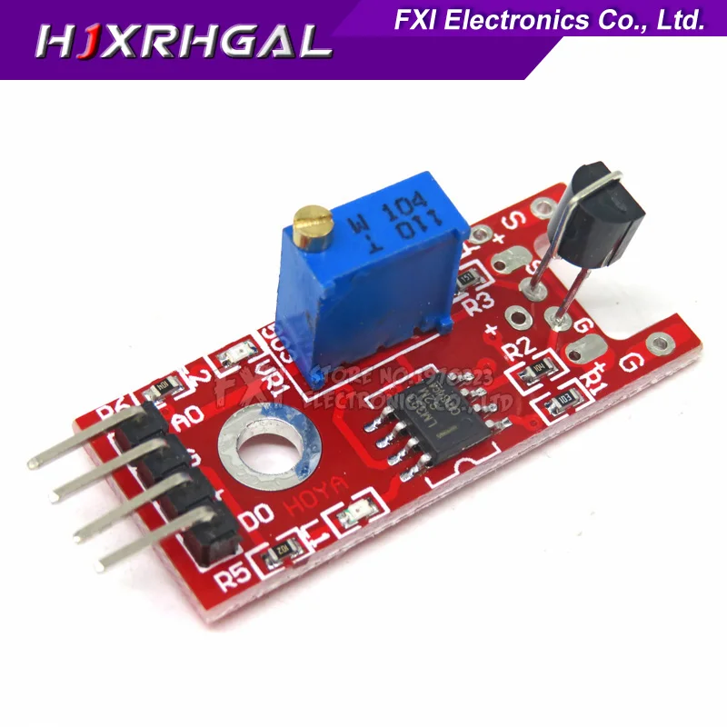 

KY-024 Linear Magnetic Hall Switches Speed Counting Sensor Module for arduino DIY Kit