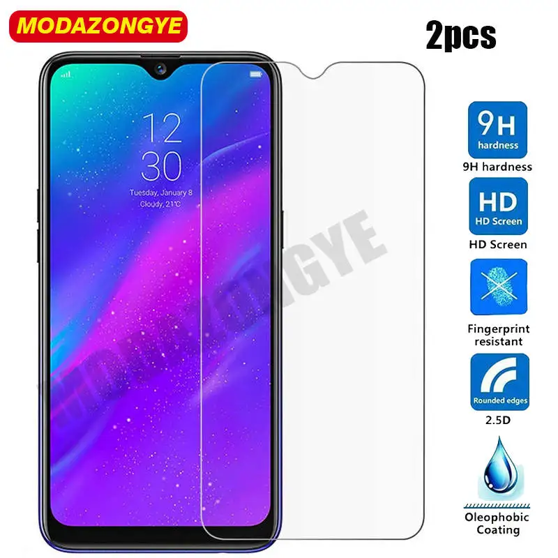 

2 Pcs Realme 3 Tempered Glass Oppo Realme 3 Glass Screen Protector Oppo Realme 3 Realme3 RMX1825 RMX1821 Protective Film