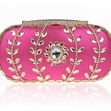 Лидер продаж года Розовый Дамы Циркон банкетные Свадебные вечерняя сумочка; BS010 клатчем подарок на день рождения вечерние невесты косметичку кошелек Bolso 0525