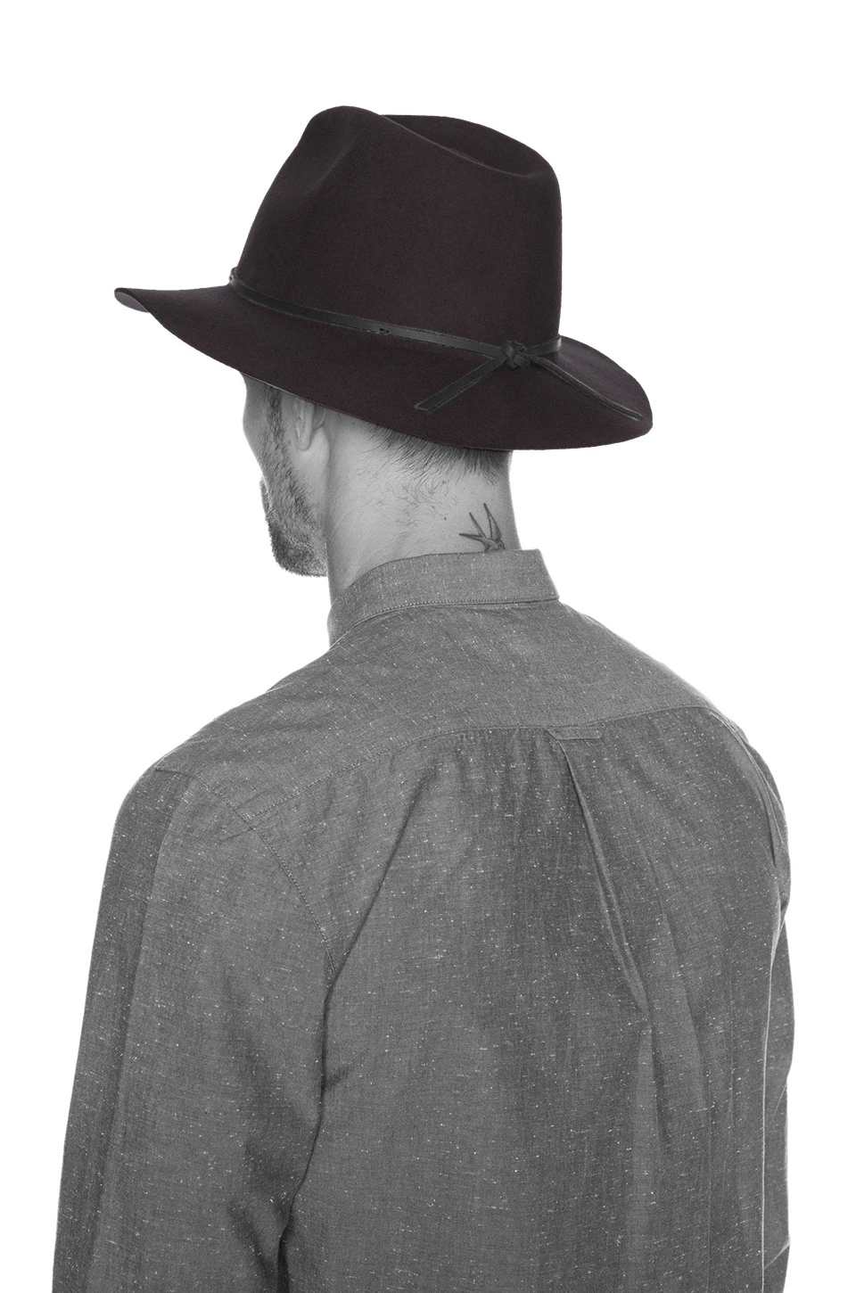 Mens black floppy hat Clearance