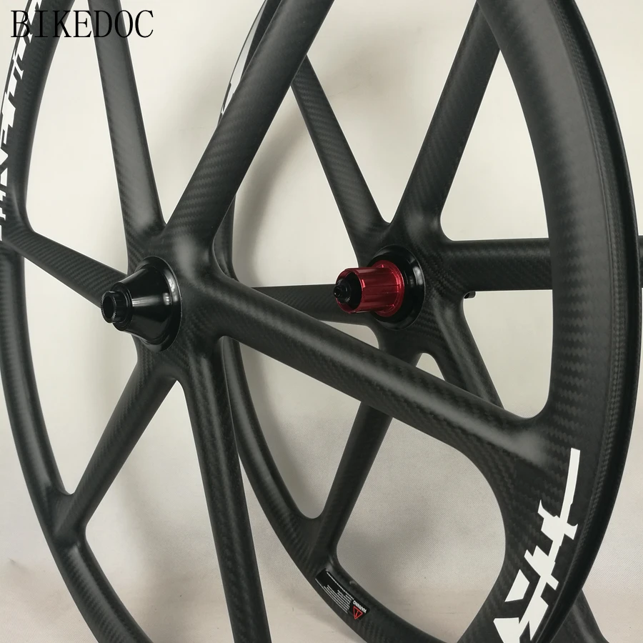 Excellent BIKEDOC 26er/27.5er/29er Carbon 6 Spoke Wheel For  MTB Carbon Wheelset  Ruedas Mtb Carbon Wheels 16