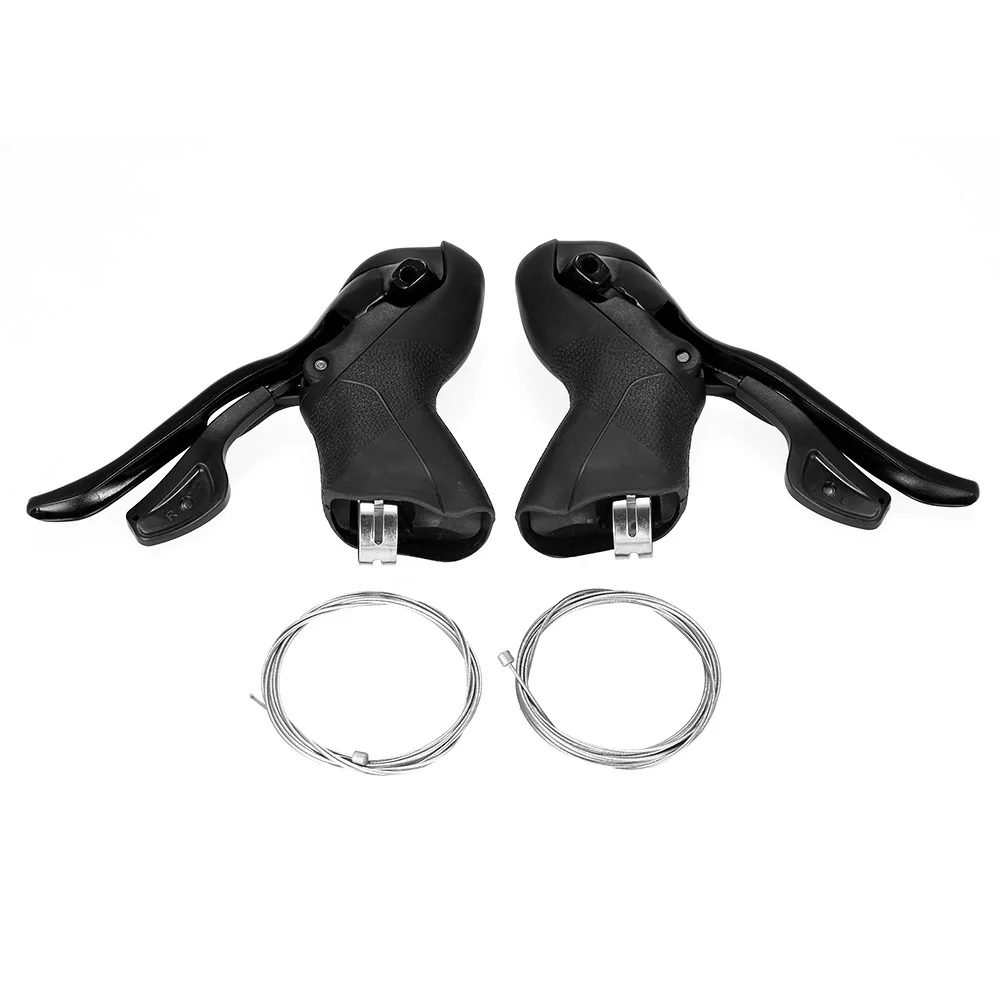 

Wake Bike Shifter Lever Cycling Front Rear Derailleur Set 8S / 9S / 10S Road Bike Brake Lever with Inner Shift Cable