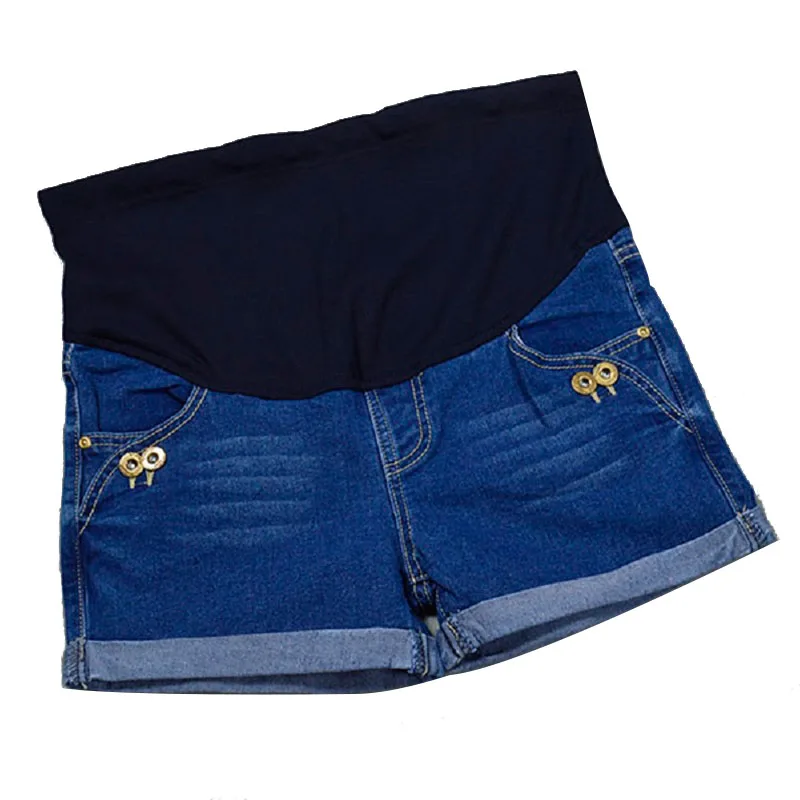 elastic waist maternity shorts