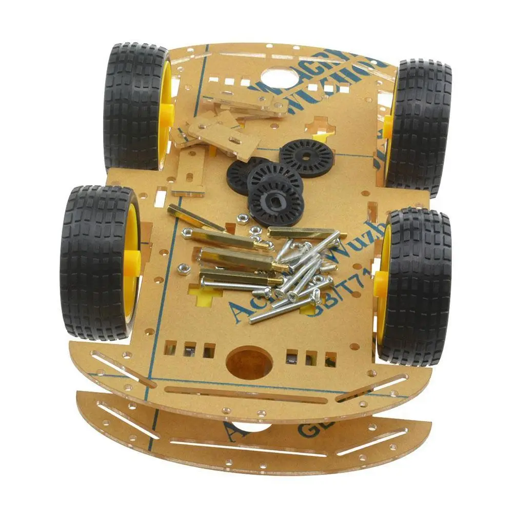 LCLL NEW 4WD робот умный автомобиль шасси наборы автомобиля с кодер скорости для Arduino