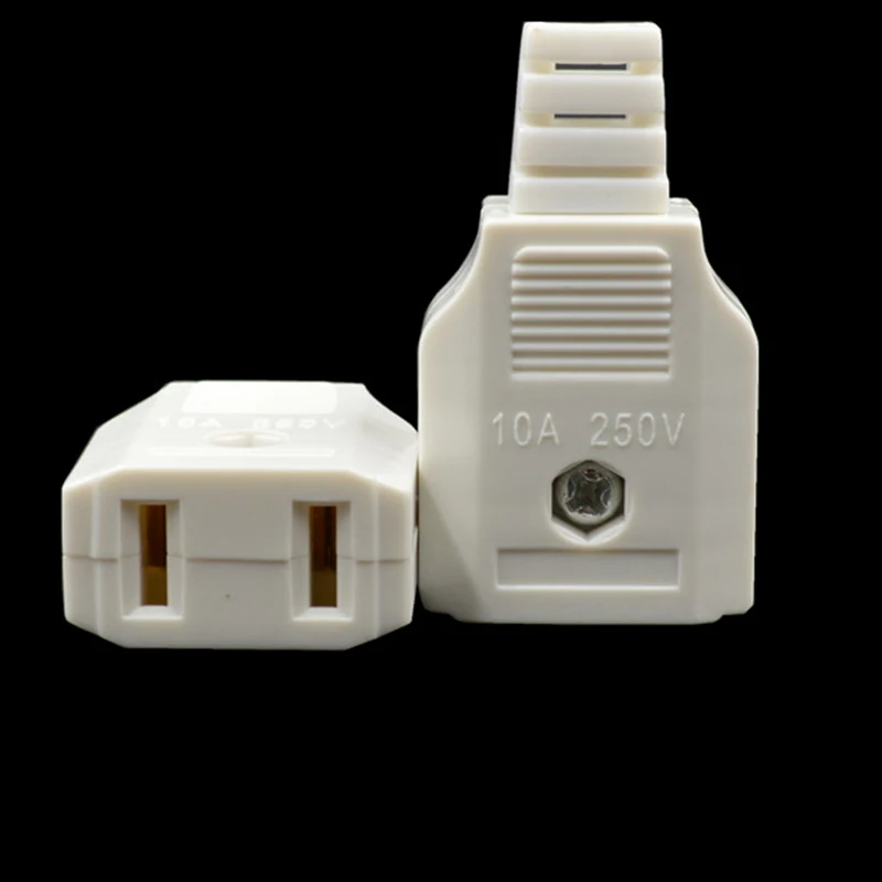 10pcs 2pins Connector Plug Female Waterproof Box Power Plug For Monitor