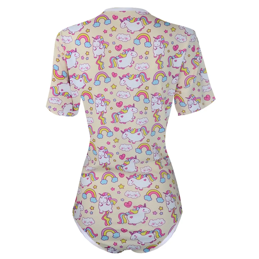  TEN@NIGHT Women Onesie Adult Baby Unicorn Pajamas Abdl Romper Snap Crotch