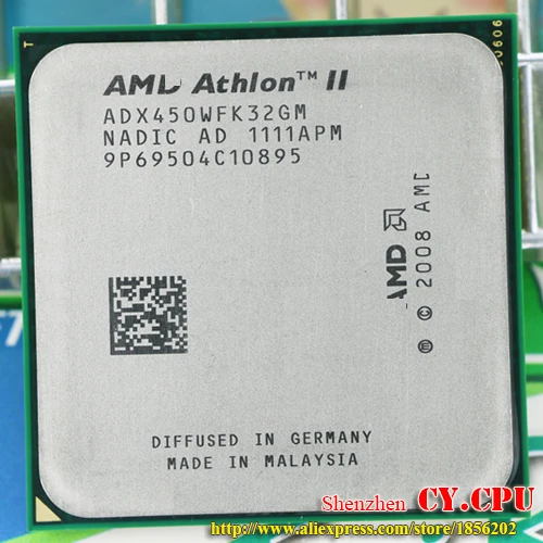 Процессор AMD Athlon II X3 450 процессор трехъядерный(3,2 ГГц/L2 = 1,5 м/95 Вт/2000 ГГц) разъем am3 am2+ 938 pin X3 455