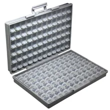 Aidetek-caja de almacenamiento smd, resistencias de montaje superficial, condensadores, compartimiento pequeño, organizador pequeño, caja de herramientas STORAG