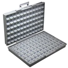 Aidetek – boîte de rangement en plastique, boîtier de rangement pour smd, résistances à montage en surface, condensateurs, petit compartiment, boîte à outils