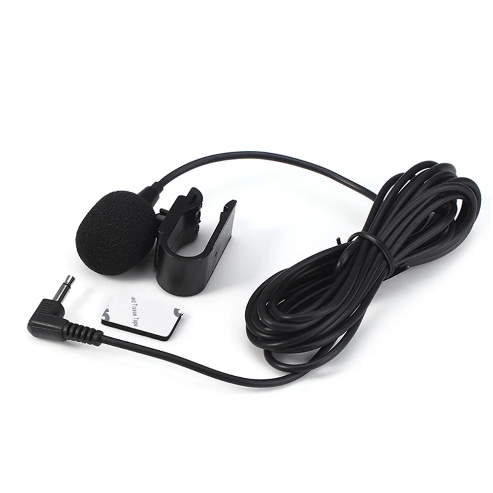 

Portable Car Bluetooth Navigator Microphone Heart-shaped single point Paste Automotive Mini Microphone with u-shape fixing clip